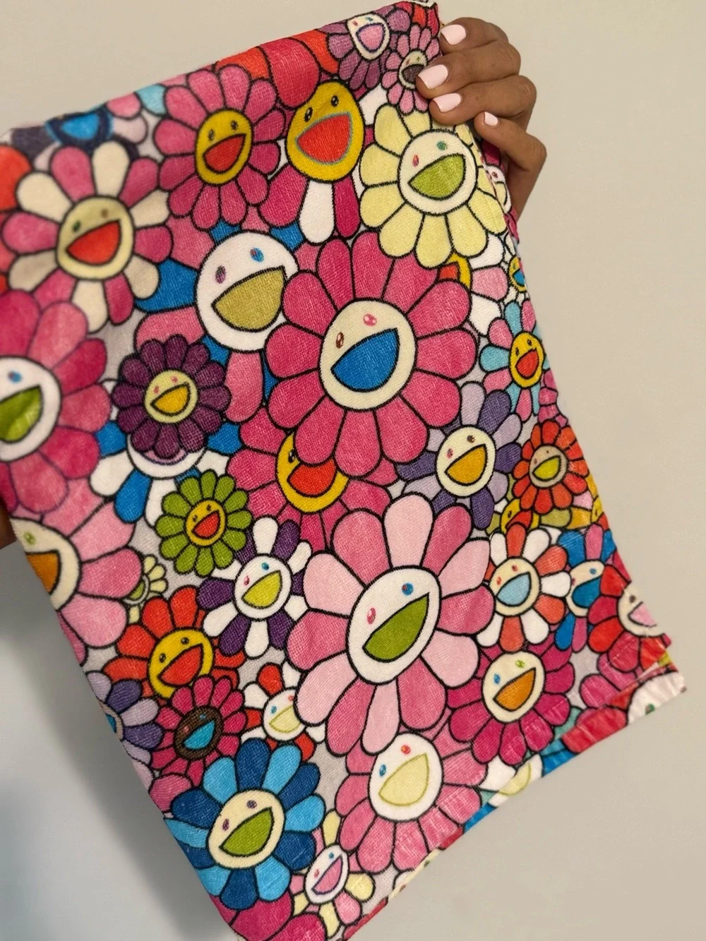 Murakami TM/KK ComplexCon Pink Flower Towel
